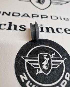 Preview: Zündapp Lampenmaske Gummi Stopfen ohne Loch 432-​12.120 TPU GRAU MATT